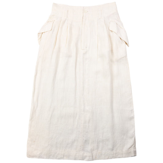 Vintage 90s Hai Sporting Gear By Issey Miyake Linen Skirt Womens Size W27