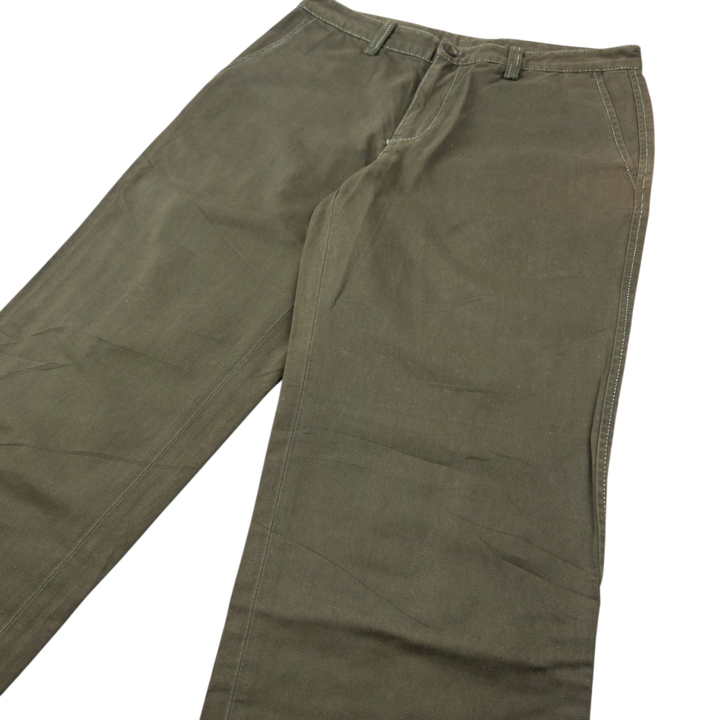 Vintage 2000s Issey Miyake Trousers Size W32 | W32, Green