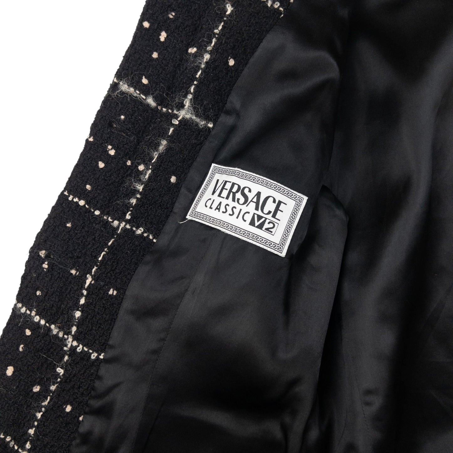 Vintage Versace Classic V2 Button Up Wool Jacket Womens Size S