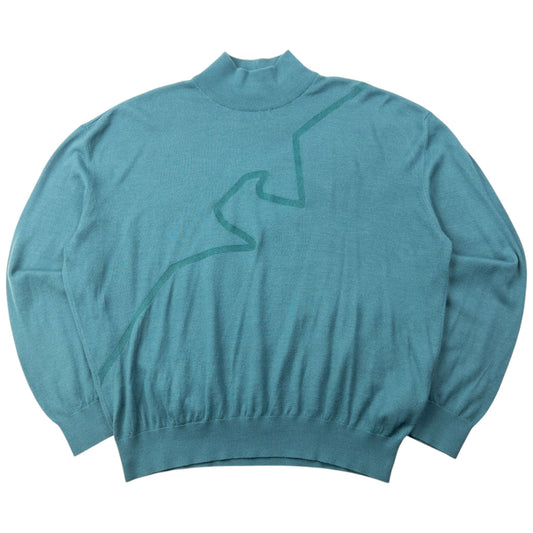 Emporio Armani Turtleneck Jumper Size M | Medium, Green