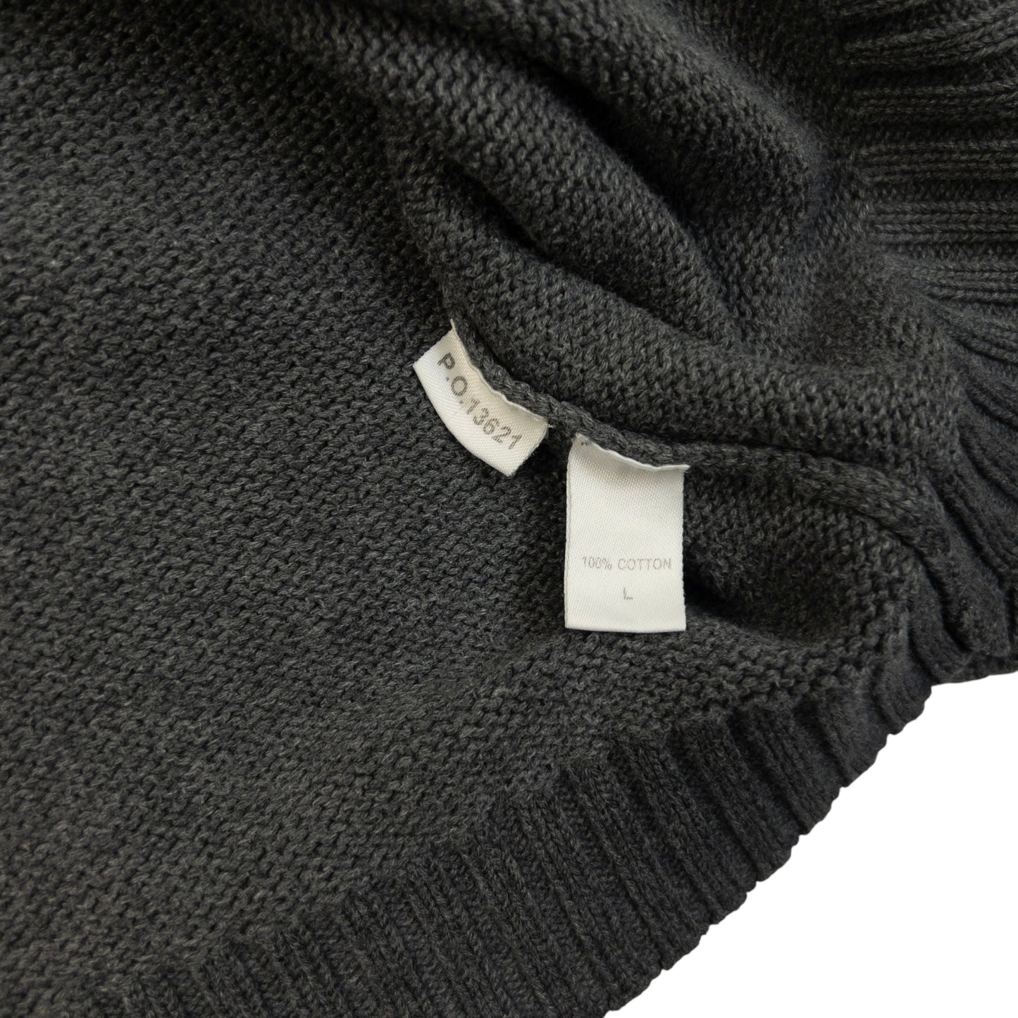 Vintage 2000s YSL Yves Saint Laurent Knit Jumper Size M | Medium, Grey