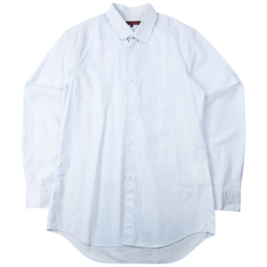 Vintage 2007 Comme Des Garçons HOMME DEUX Long Sleeve T Shirt Size M | Medium, Blue