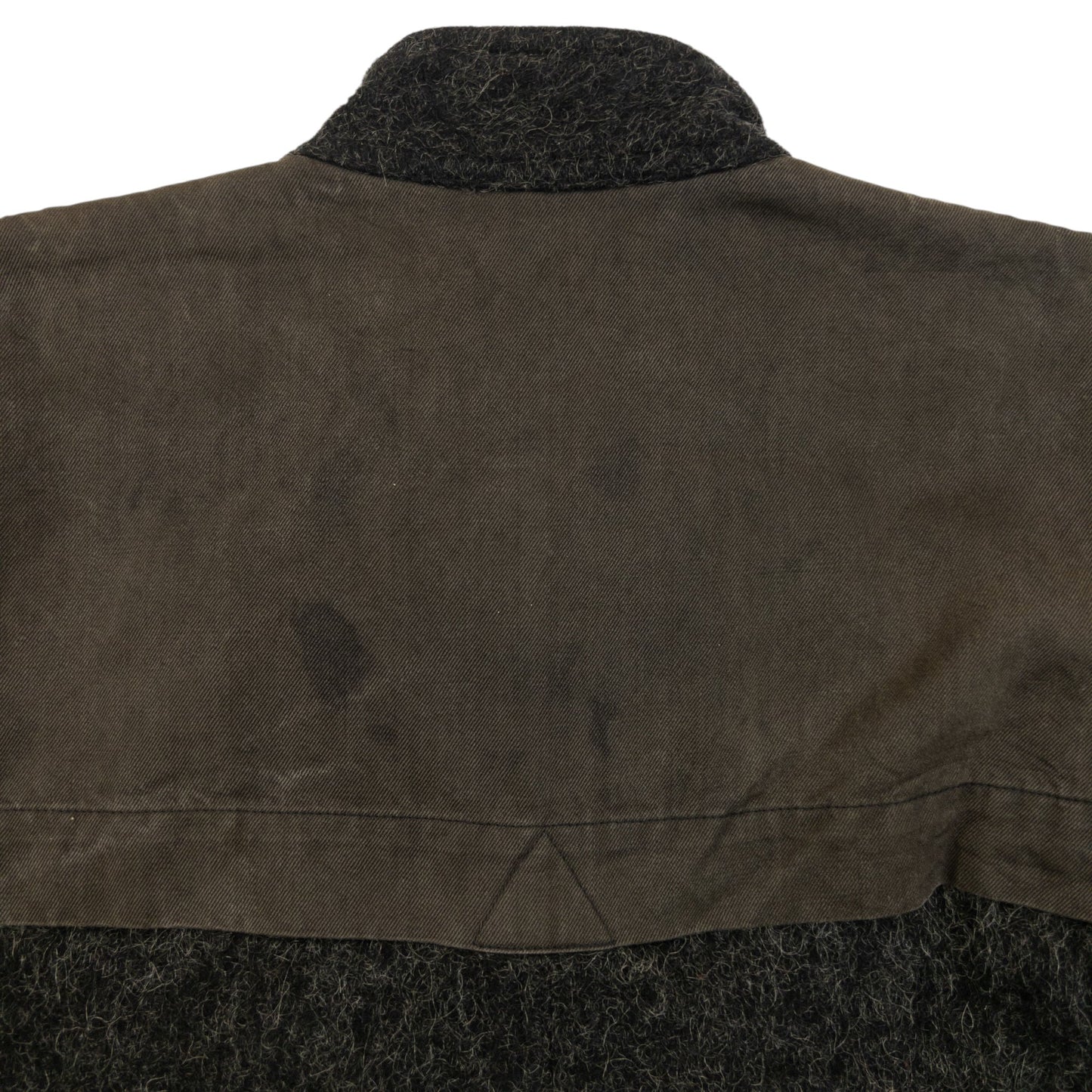 Vintage 80s Issey Miyake Asymmetric Wool Jacket Size S | Small, Grey