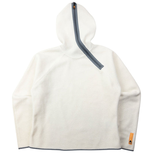 Vintage 2000s Nike Asymmetric Full Q Zip Fleece Hoodie Womens Size S | Small, Grey