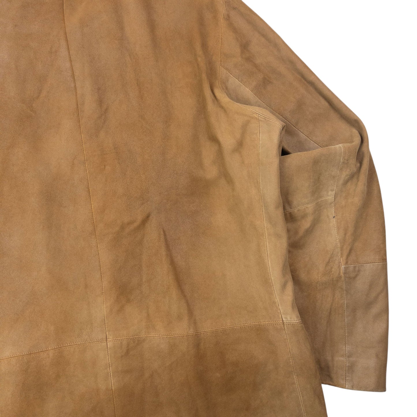 Vintage 90s Hugo Boss Button Up Suede Jacket Size XL | XL, Brown