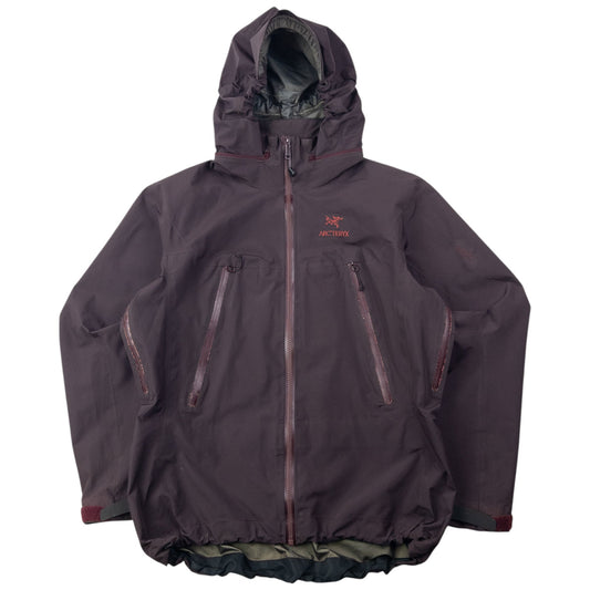 Vintage Arcteryx Goretex Pro Shell Zip Up Jacket Womens Size M | Medium, Burgundy