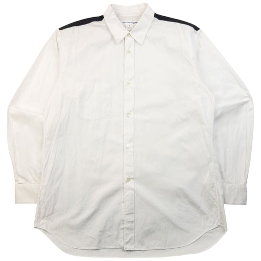 Vintage 2000s Comme Des Garçons SHIRT Long Sleeve Button Up Shirt Size M | Medium, Grey