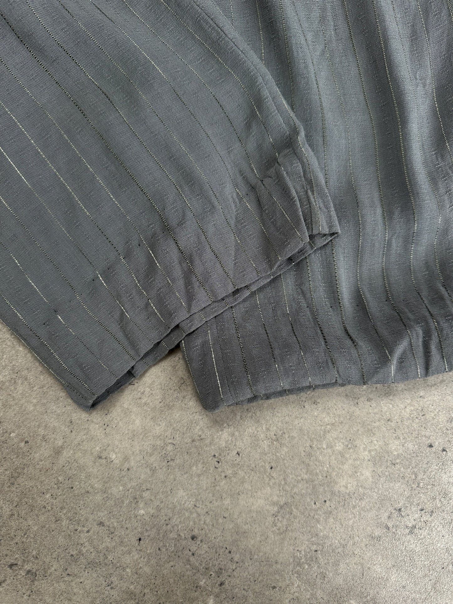 Girogio Armani 1990s Striped Straight Leg Tailored Trousers - W25