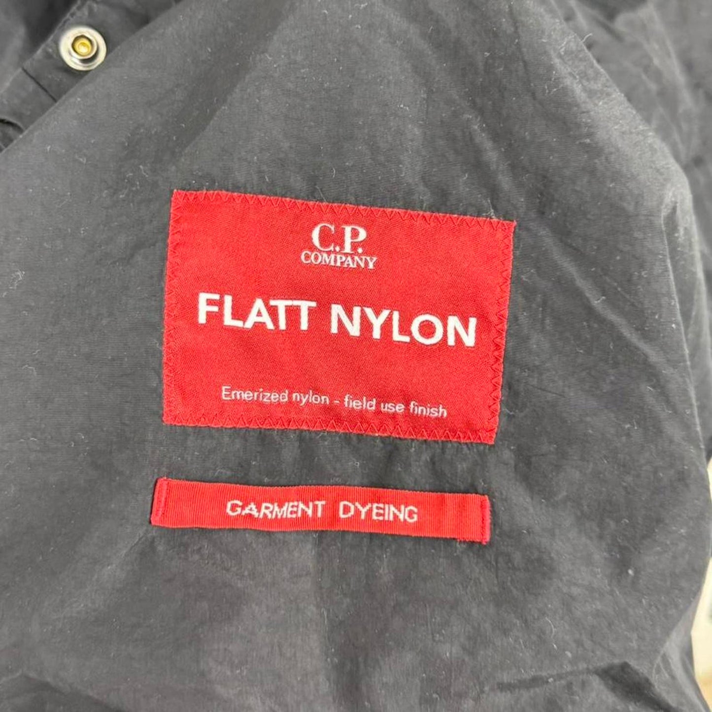 C.P. Company Flatt Nylon Full Zip Jacket (XXL) | XXL, Black