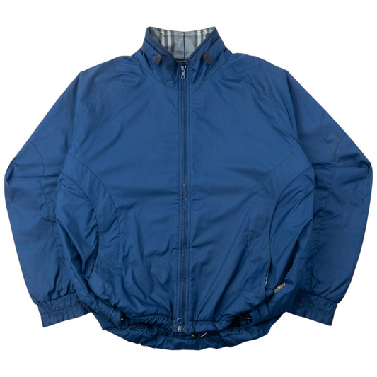 Vintage 2000s Burberry Fleece Lined Jacket Size M | Medium, Blue