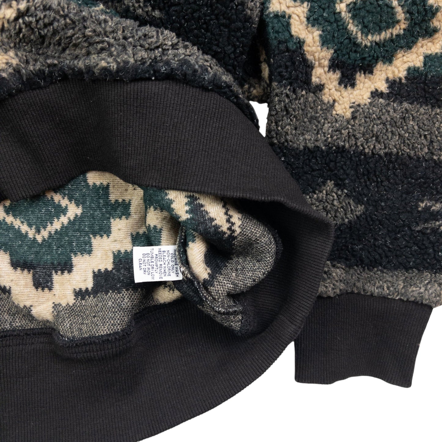 Vintage Polo Ralph Lauren Aztec Fleece Q Zip Sweatshirt Size XL