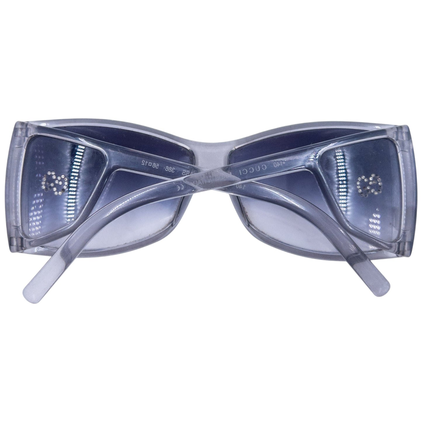 Vintage 90s Gucci Diamonte Sunglasses | O/S, Blue