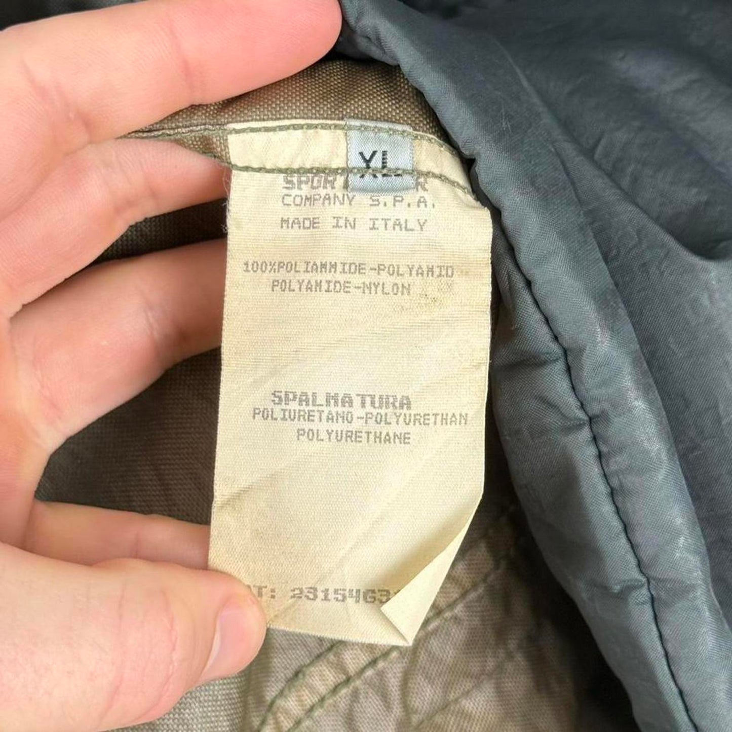 1995 Stone Island Formula Steel Parka Jacket Olive (XL) | Extra Large, Olive