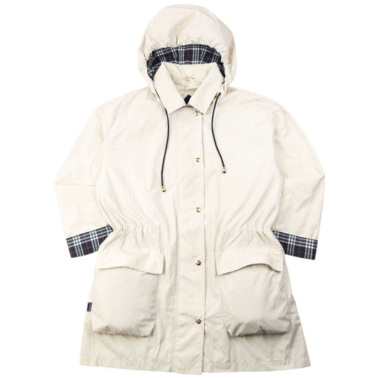 Vintage 90s Burberry Nova Check Cuff Jacket Size L | Large, Cream