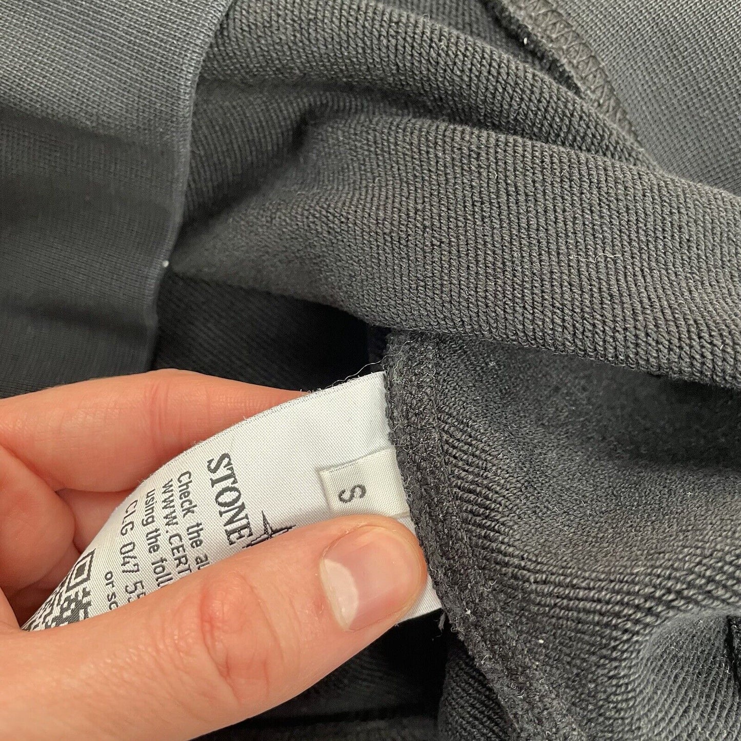 Stone Island Sweatshirt, Size Small | Stone island, Black