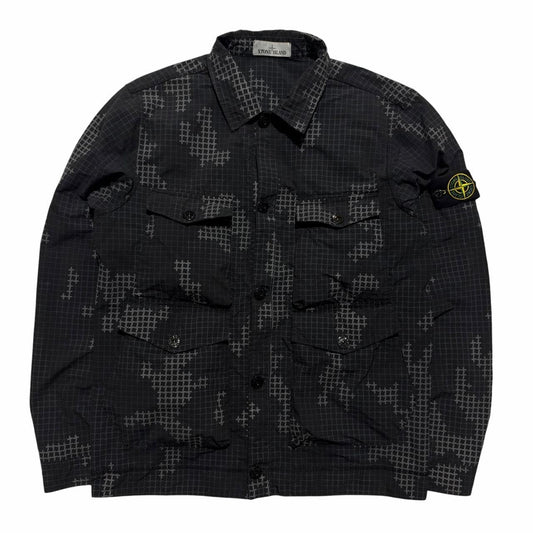 Stone Island Digital Camo Overshirt | Large, Camo