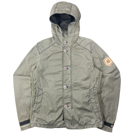 Vintage 2000s Armani Jeans Zip Up Jacket Size S | Small, Grey