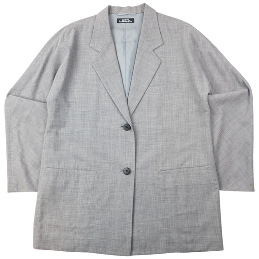 Vintage 90s Issey Miyake PERMANENTE Blazer Jacket Size M | Medium, Grey
