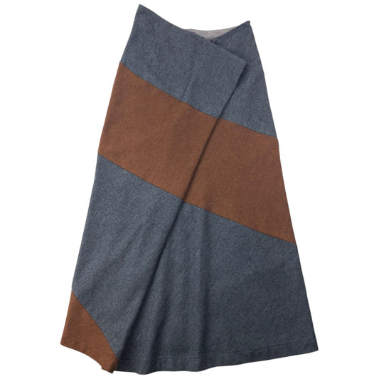 Vintage 1997 Comme Des Garçons Tricot Asymmetric Wool Skirt Womens Size W28
