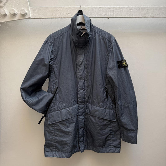 Stone Island Membrana 3L TC Parka Jacket (L) | Large, Tan