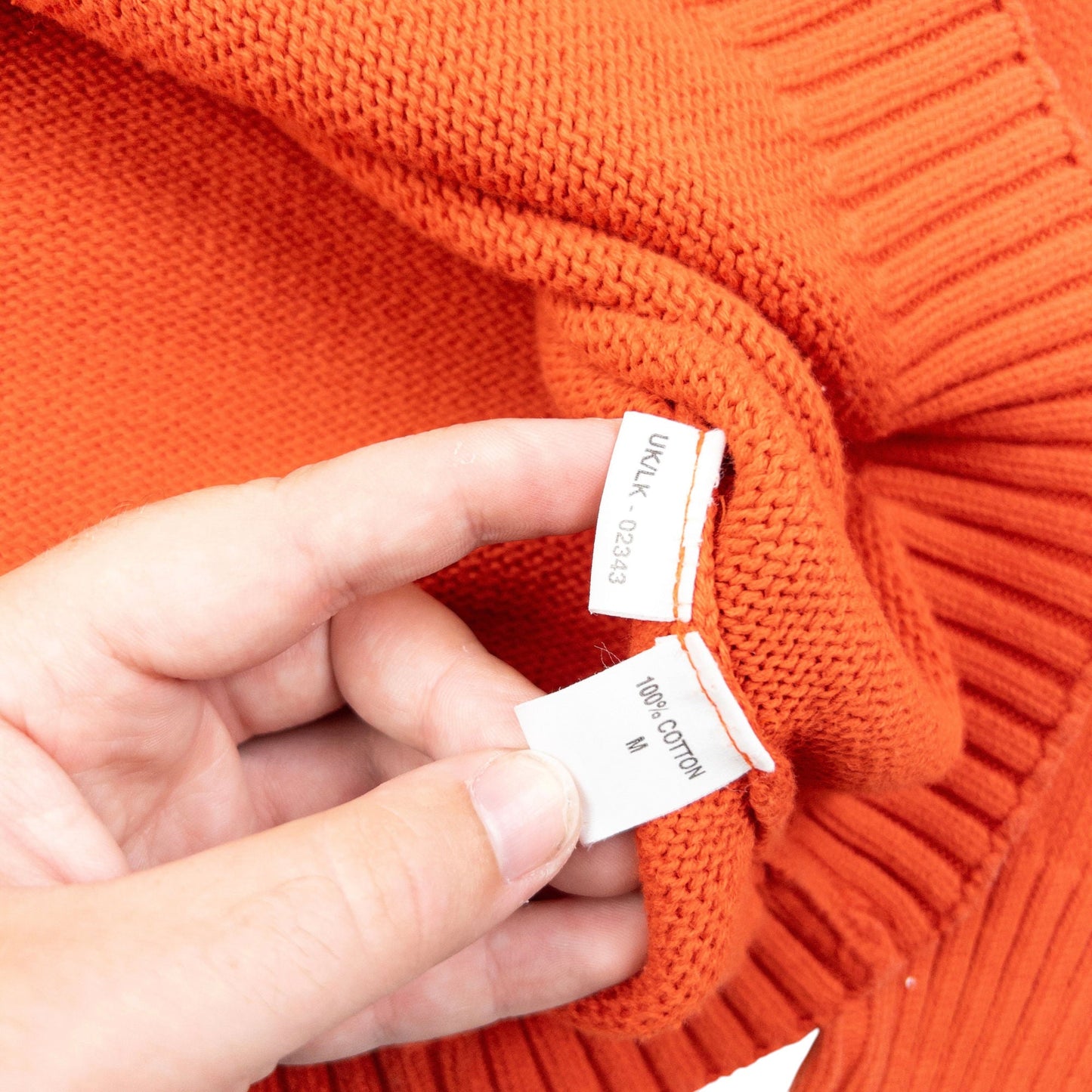 Vintage 2000s YSL Yves Saint Laurent Knit Jumper Size S | Small, Orange