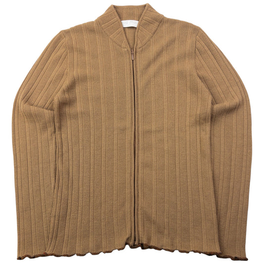 Vintage 2000s Miu Miu Zip Up Wool Jumper Womens Size XS