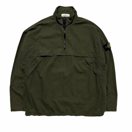 Stone Island Pullover Smock Jacket | XL, Olive Green