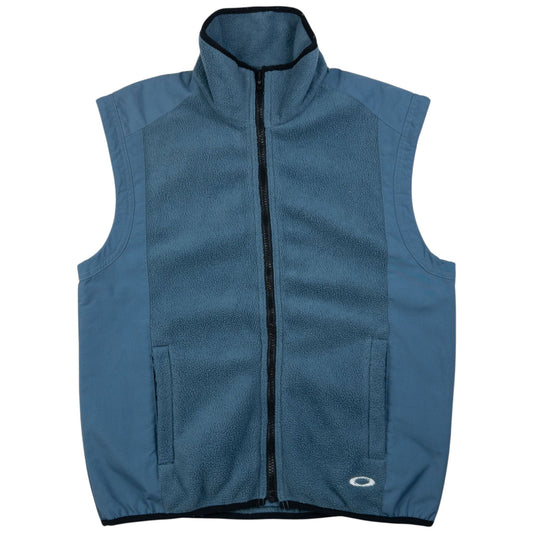 Vintage Oakley Zip Up Fleece Gilet Size S