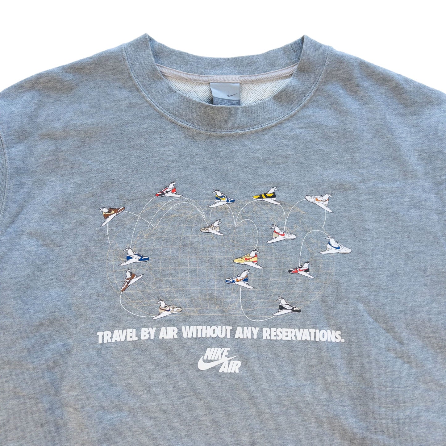 Vintage Nike air shoes Sweatshirt Size XL