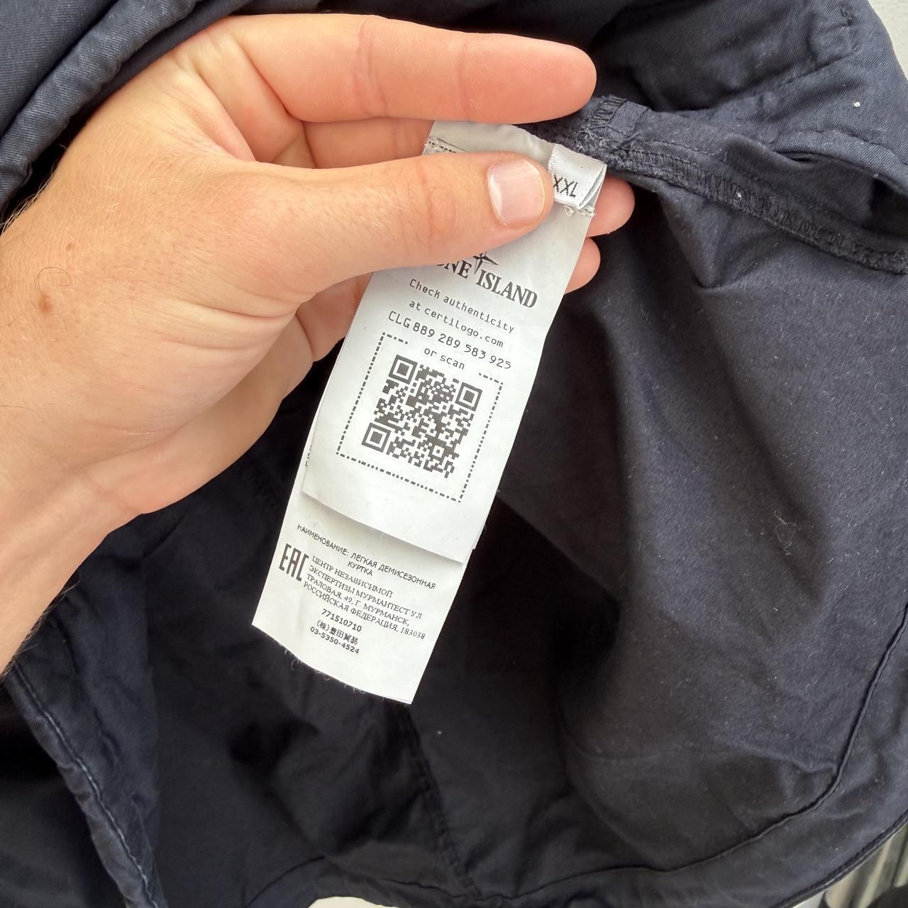 Stone Island Brushed Cotton Smock Jacket (XXL) | XXL, Blue