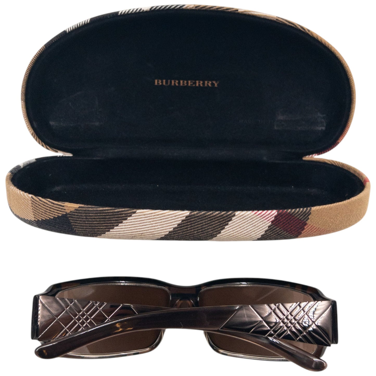 Vintage 2000s Burberry Nova Check Sunglasses | O/S, Brown
