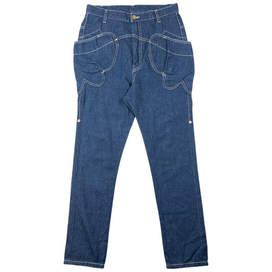 Vintage Mercibeaucoup By Issey Miyake High Waist Denim Jeans Size W28 | W28, Blue