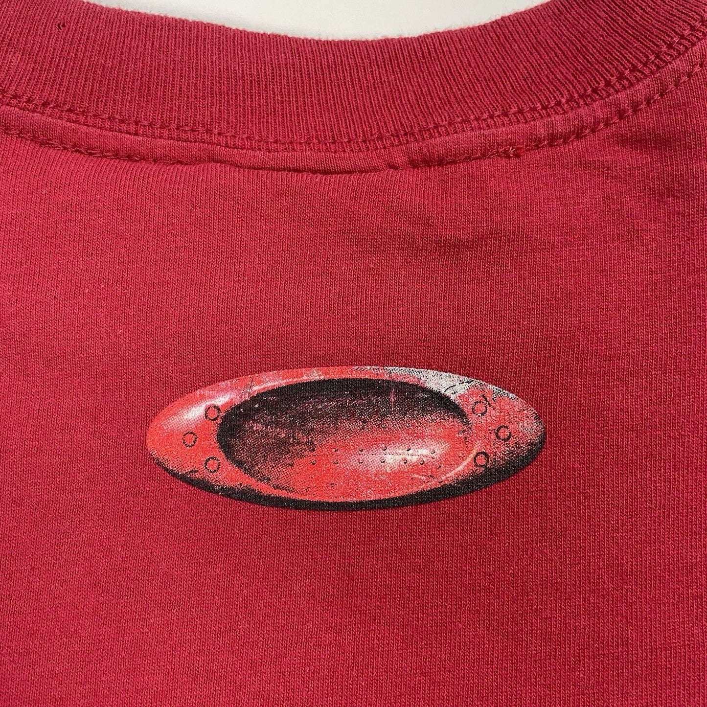 Vintage Oakley T-Shirt Brain Case Fuel Dump, Size Small | Oakley, Red