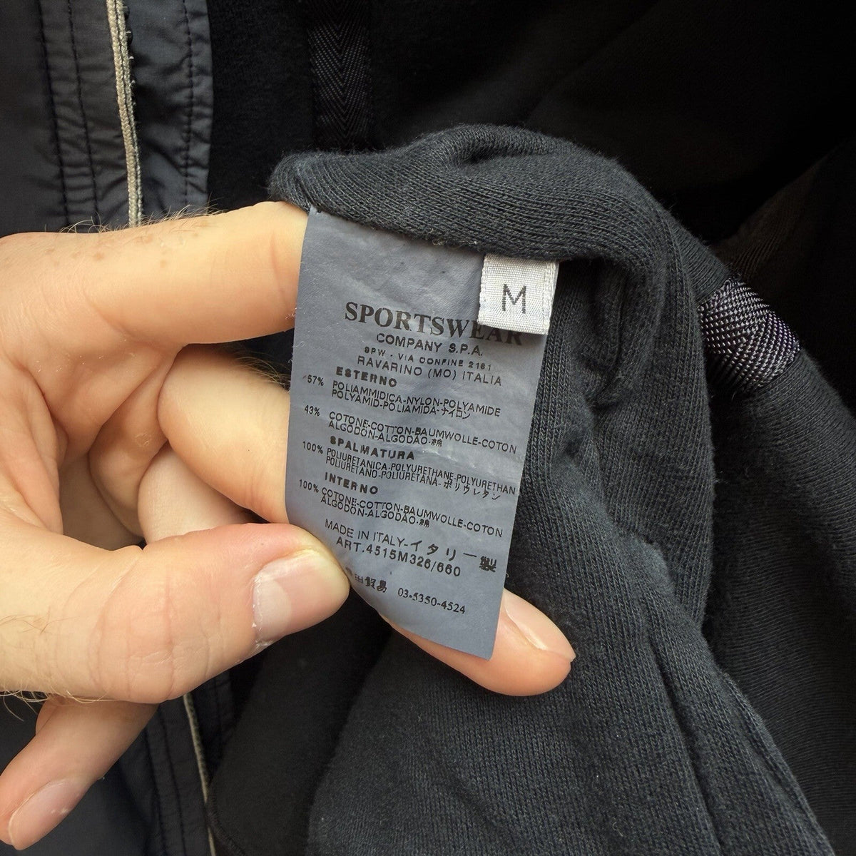 00’s Stone Island Fleece Lined Jacket (M) | Medium, Multicoloured