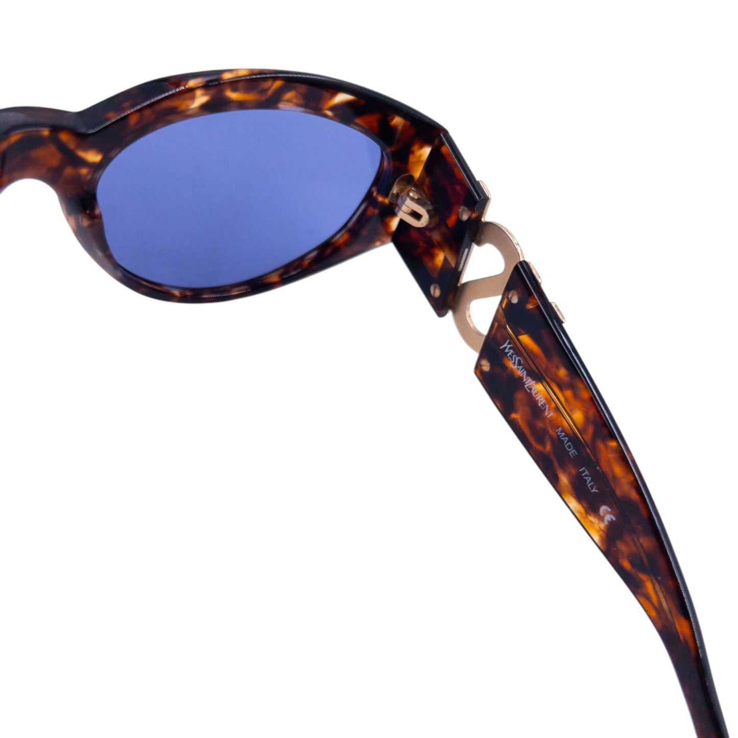 Vintage YSL Yves Saint Laurent Tortoise Shell Sunglasses
