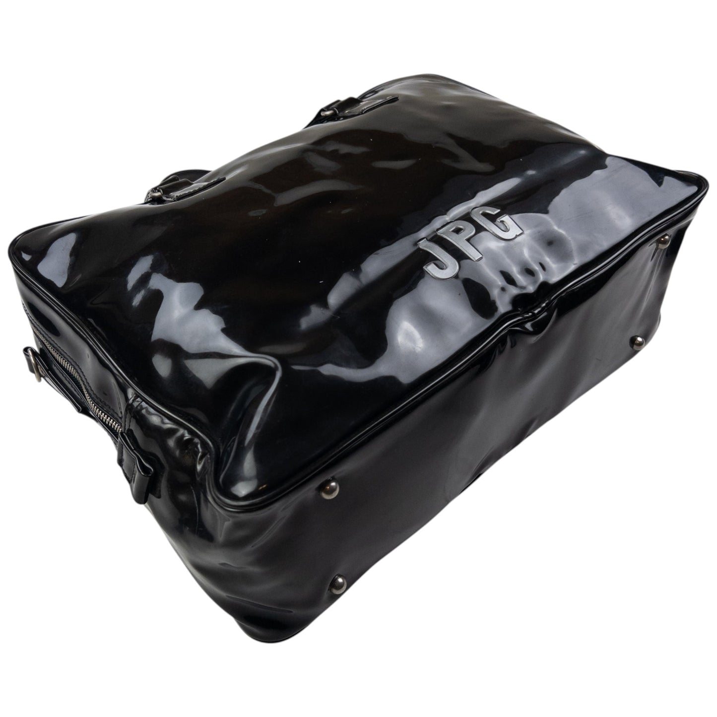 Vintage 90s Jean Paul Gaultier Vinyl PVC Luggage Bag