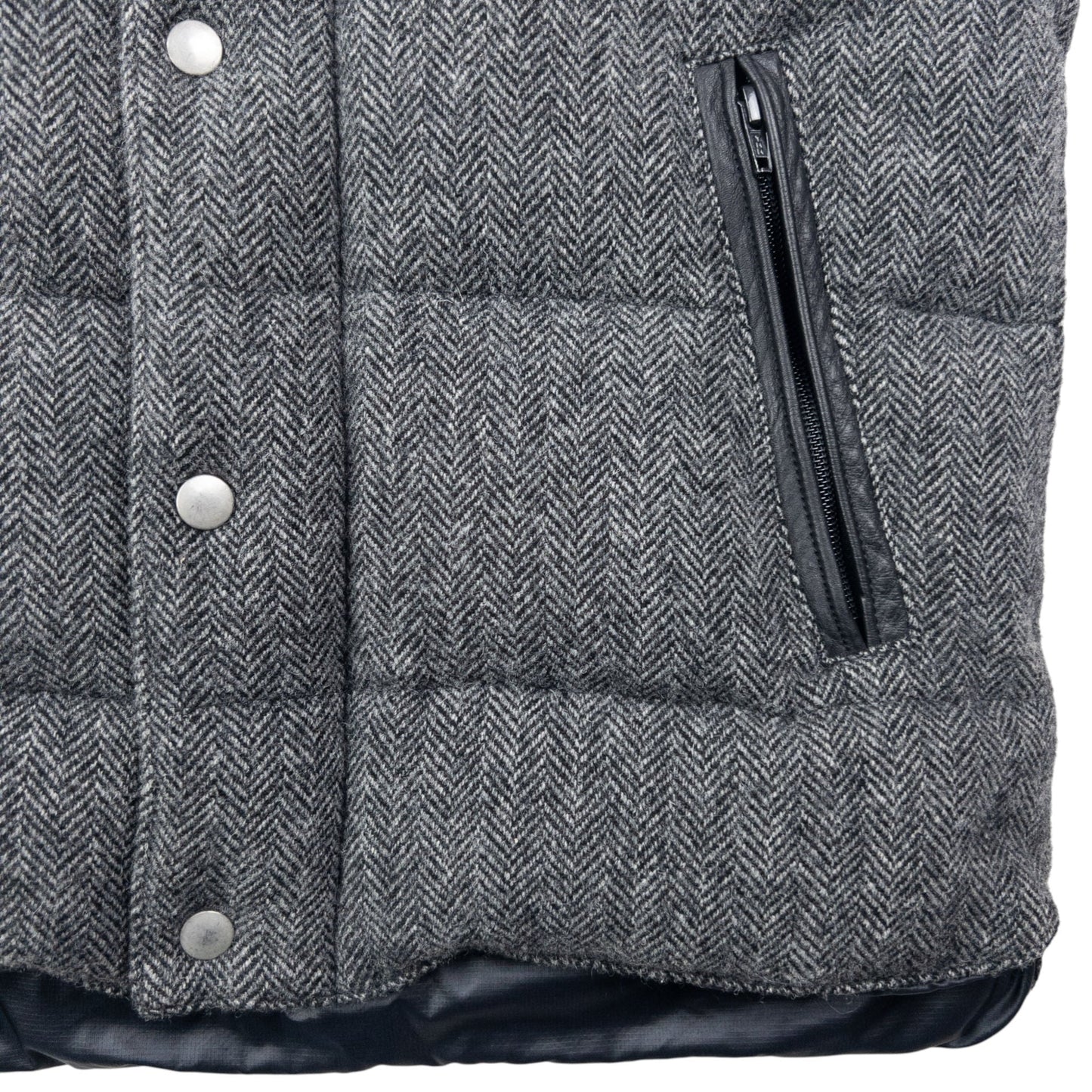 Vintage 2000s Comme Des Garçons HOMME Wool Puffer Gilet Size S