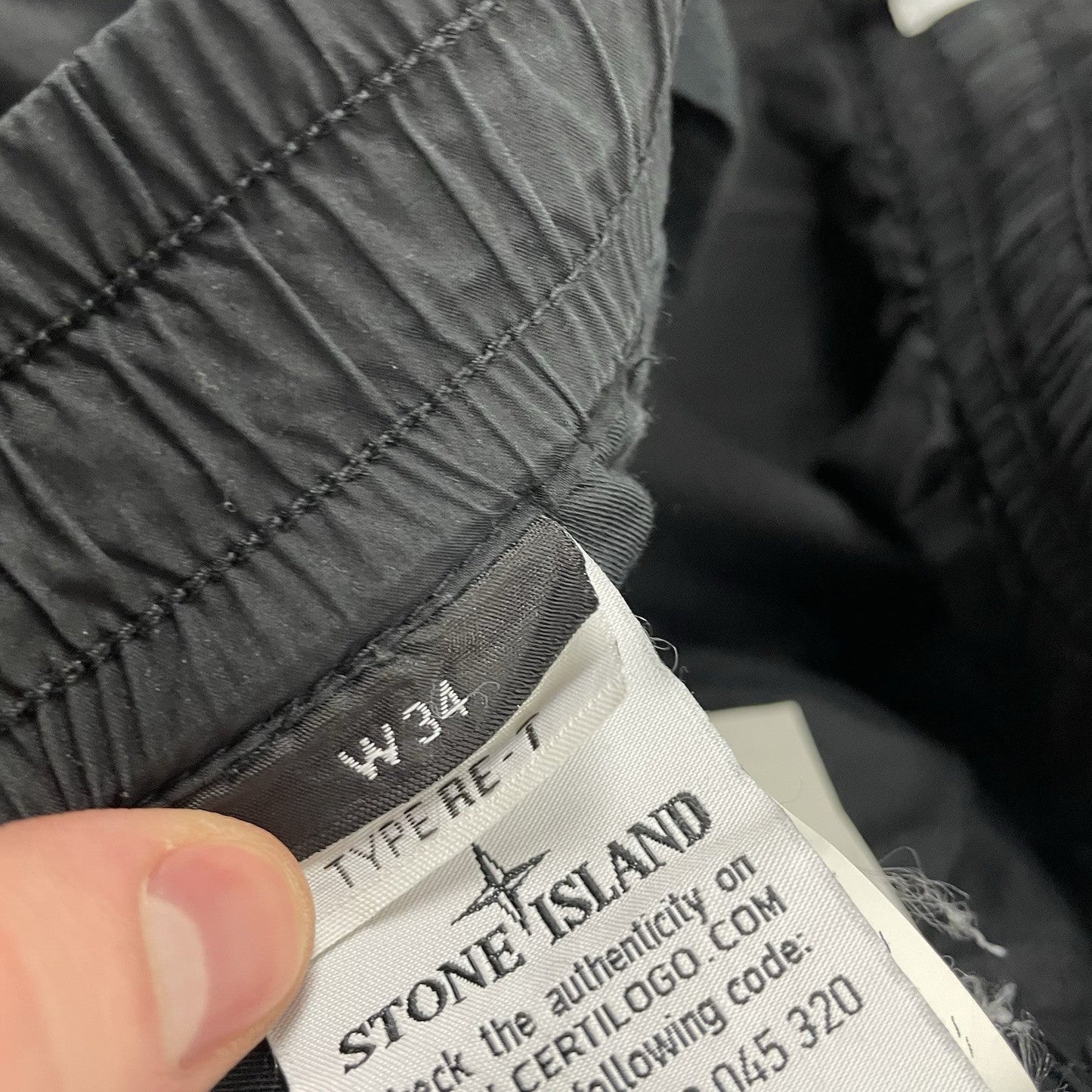 Stone Island Cargo Trousers, Size W34 | Stone island, Black