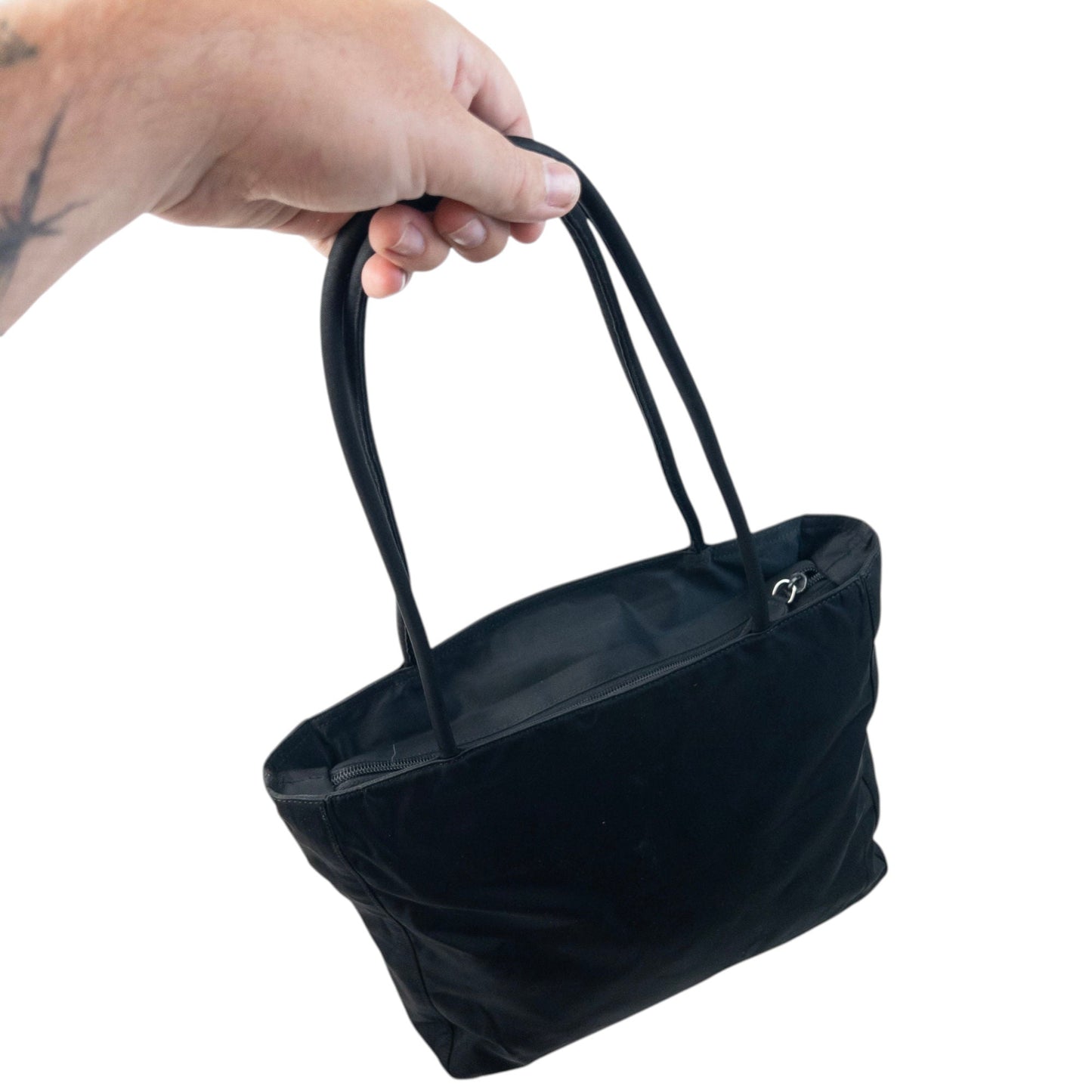 Vintage 2000s Prada Shoulder Bag | O/S, Black