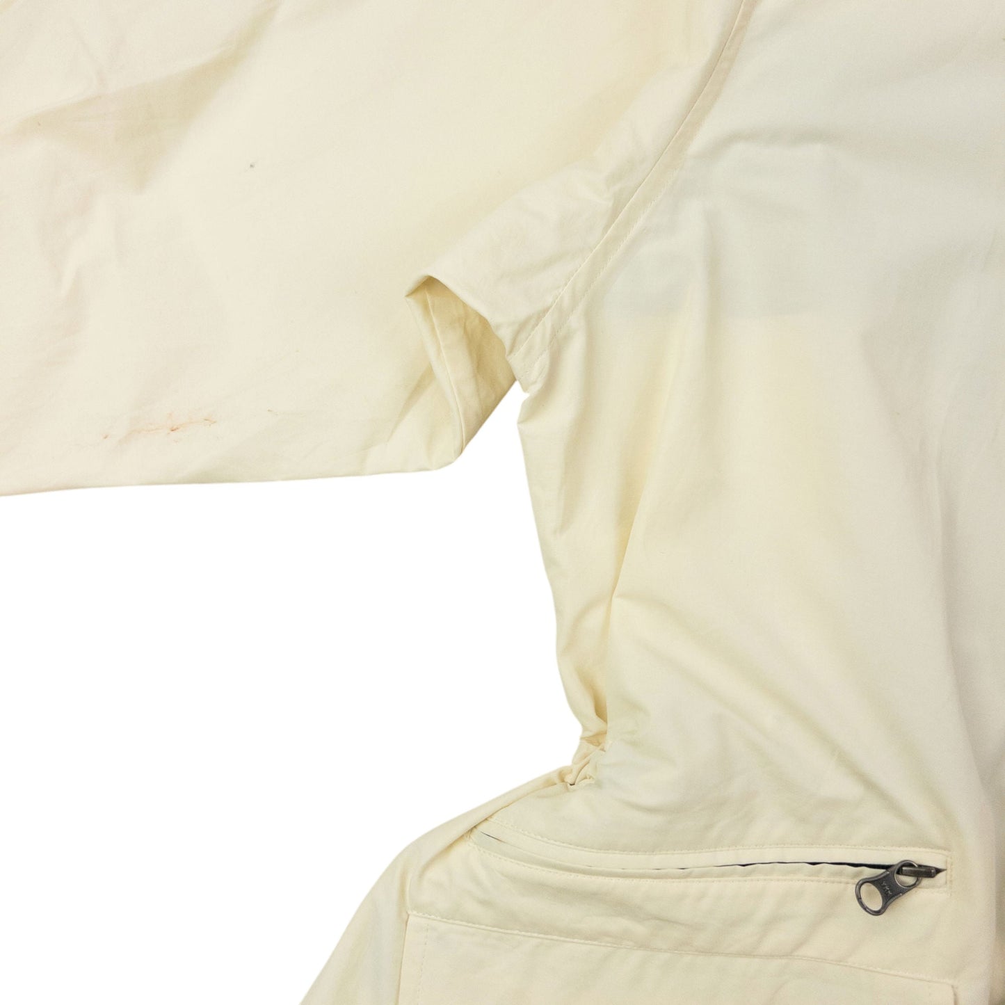 Vintage 90s Burberry Zip Up Jacket Size L | Large, Cream