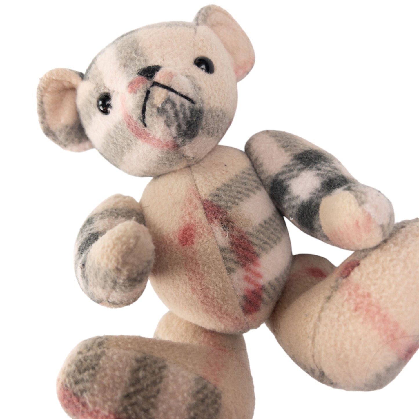 Vintage Burberry Nova Check Teddy Bear