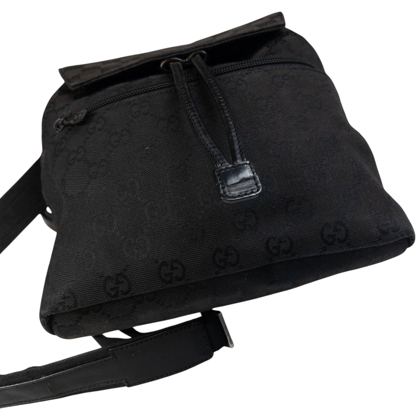 Vintage Gucci Monogram Bucket Backpack