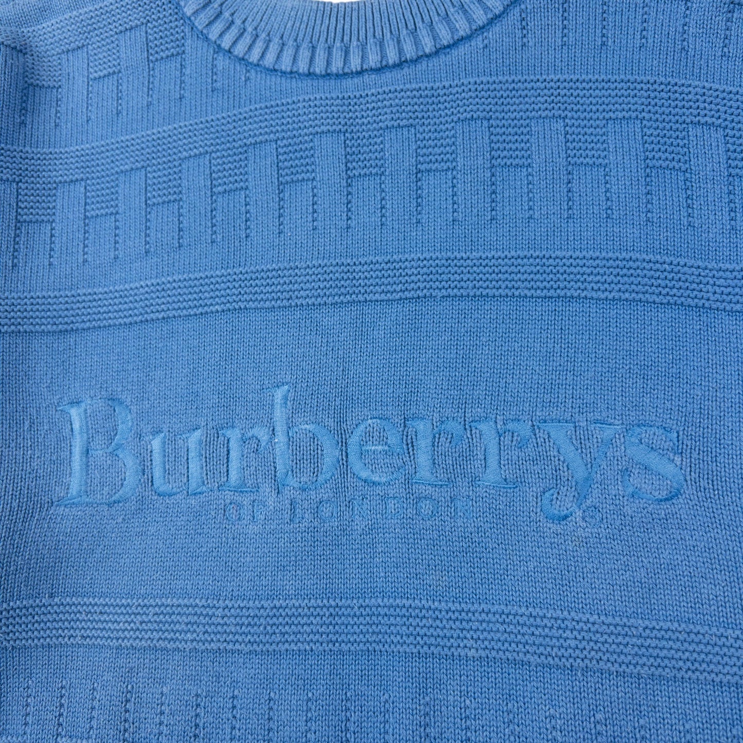 Vintage Burberry Embroidered Knit Jumper Size M