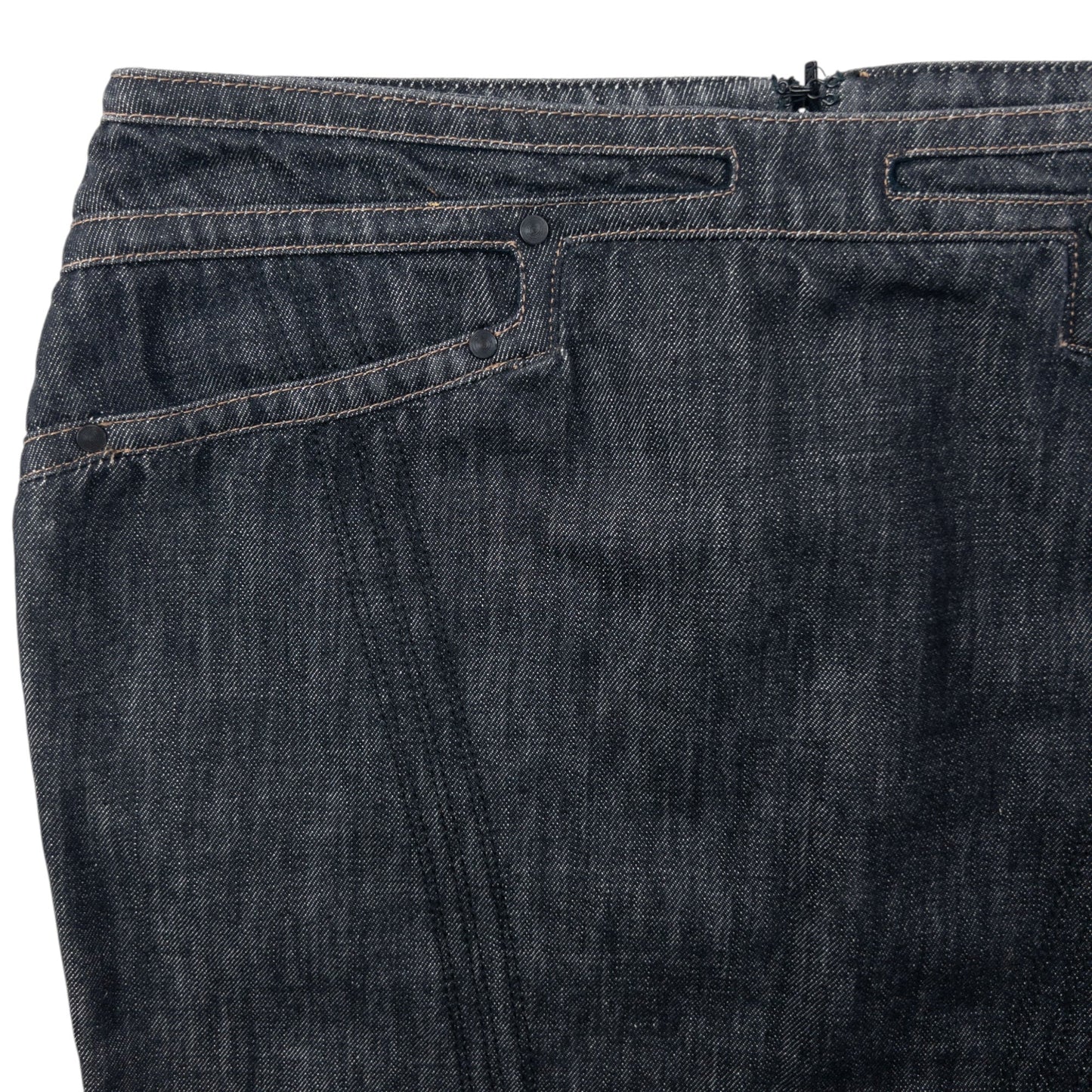 Vintage 2002 Gucci By Tom Ford Denim Skirt Womens Size W29 | W29, Grey