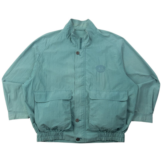 Vintage 80s Burberry Lightweight Zip Up Jacket Size M