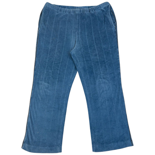 Vintage 80s Dior Velour Joggers Size L | Large, Blue