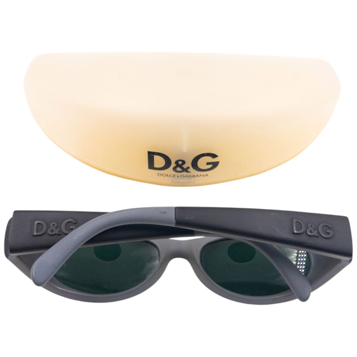 Vintage 2000s Dolce & Gabbana Embossed Sunglasses | O/S, Black