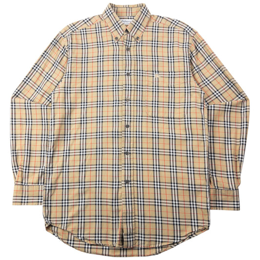 Vintage 90s Burberry Collection Nova Check Long Sleeve Button Up Shirt Size S | Small, Multicoloured