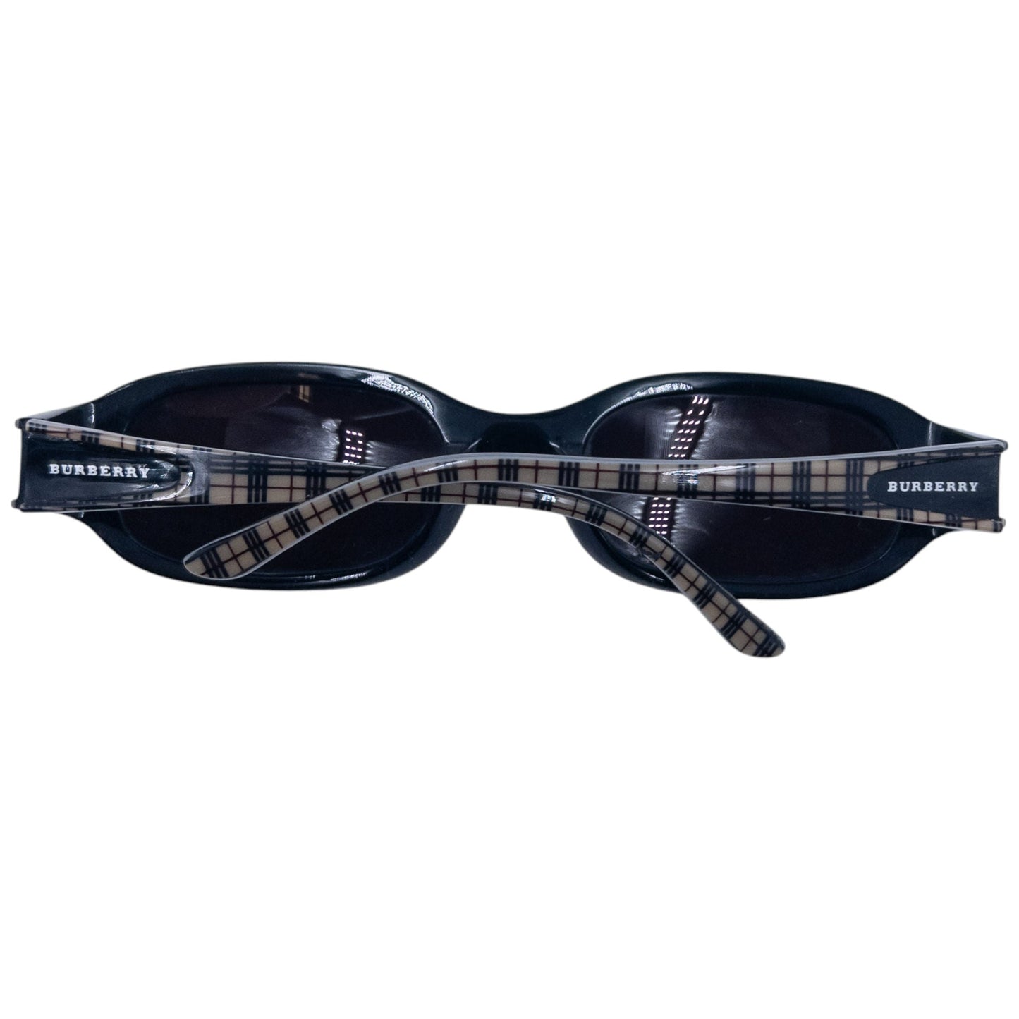 Vintage 2000s Burberry Nova Check Sunglasses | O/S, Black