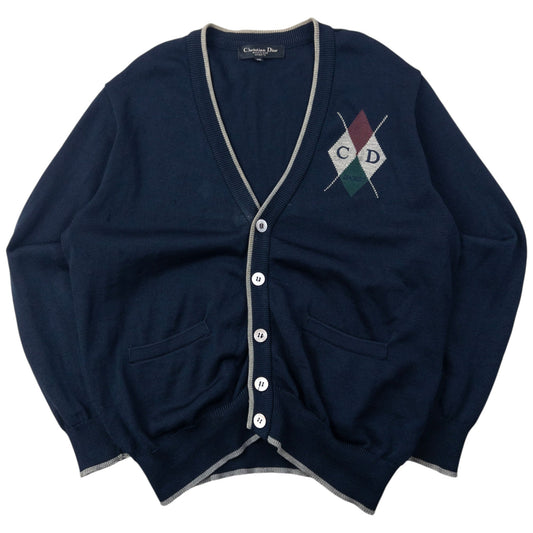 Vintage 90s Dior Monsieur Sports Cardigan Size S